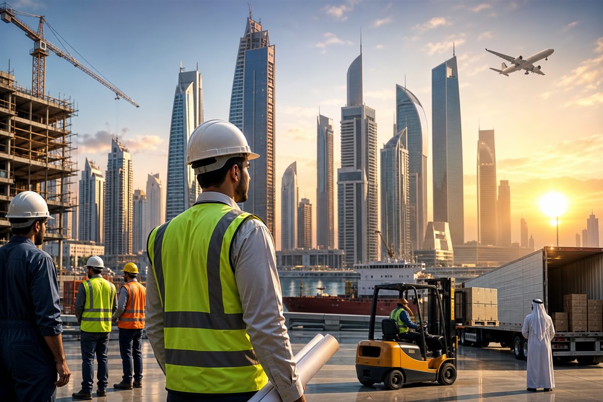 Gulf countries construction and logistics recruitment